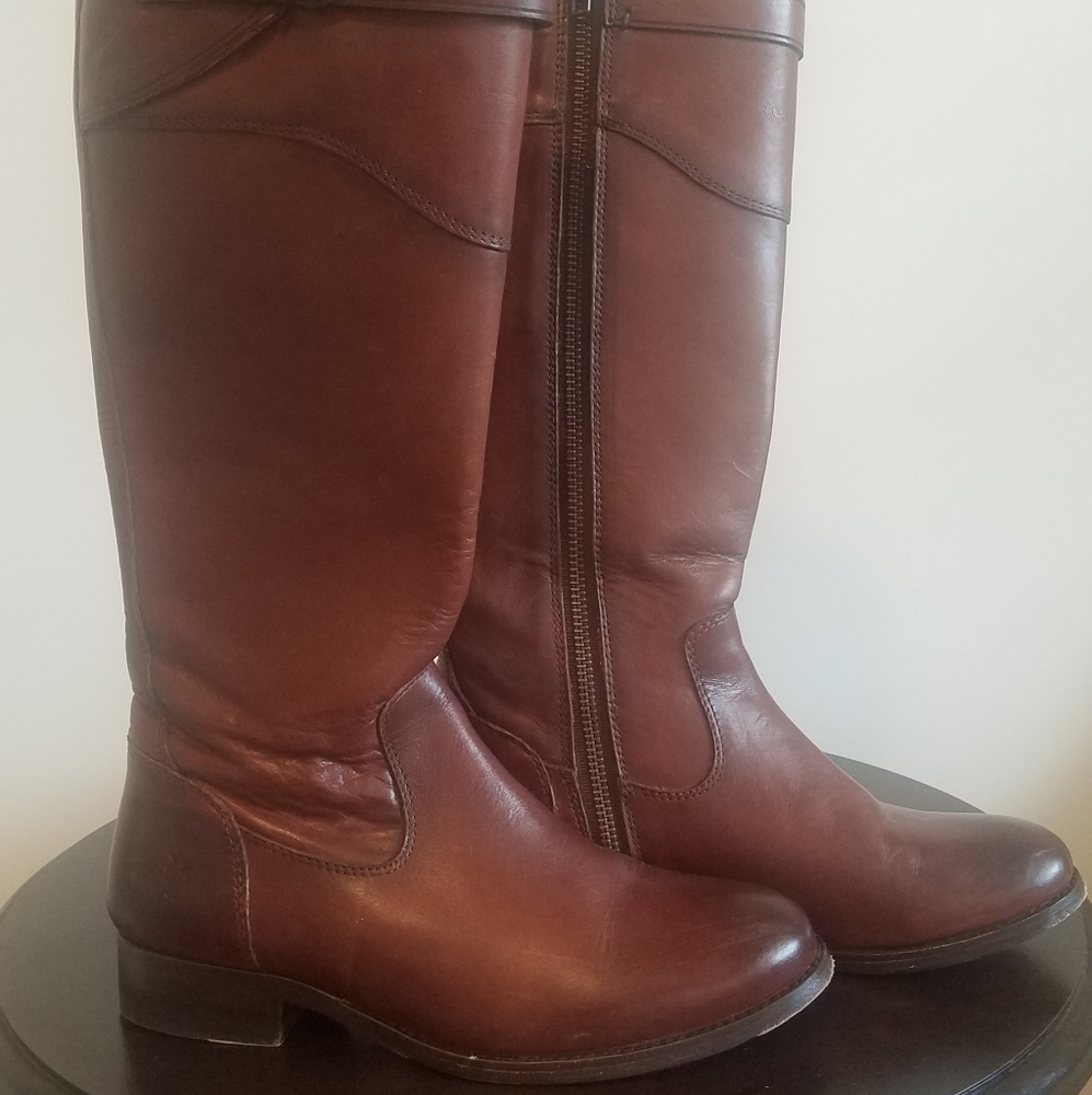 Womens Frye Boots sz 5.5 Cognac Color